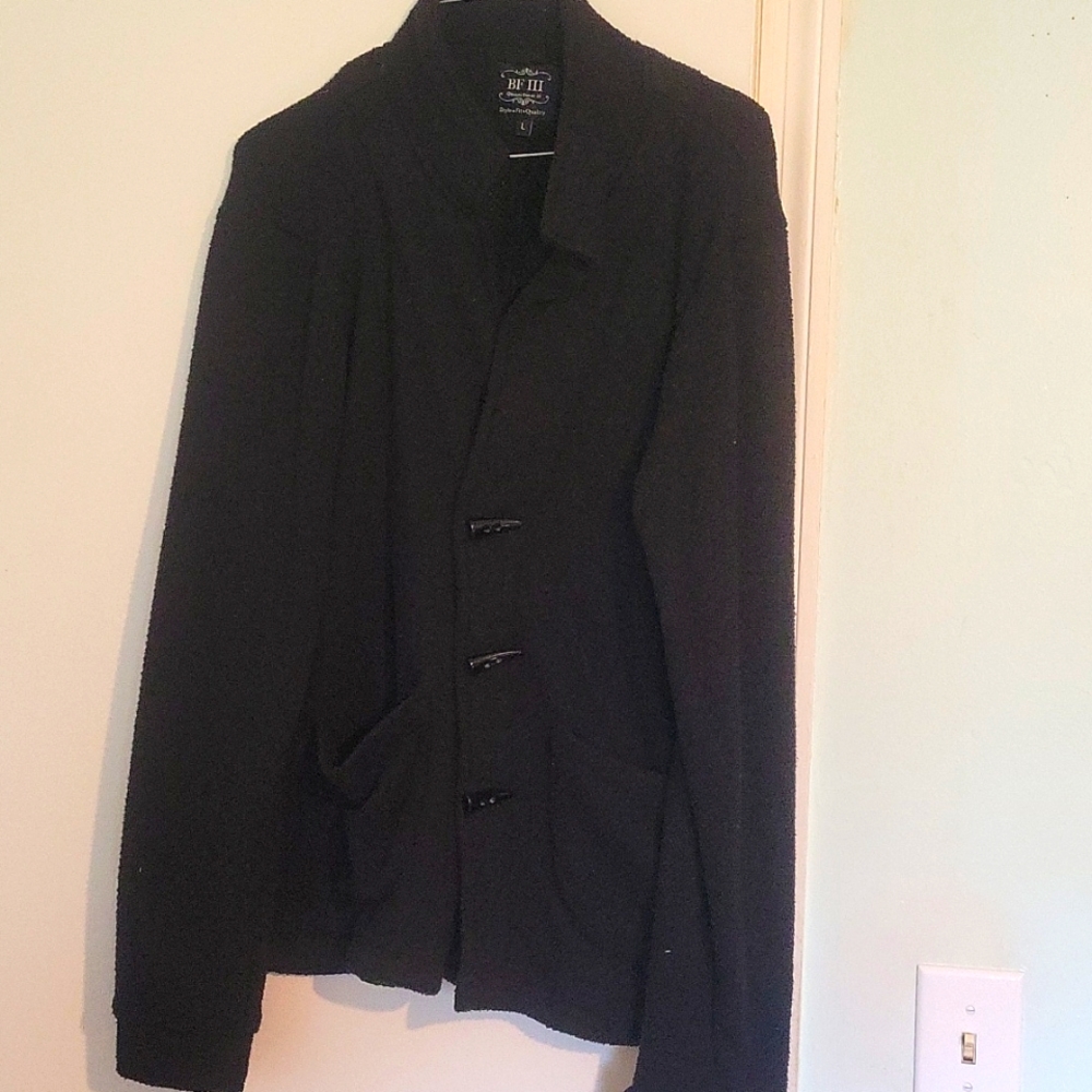 Men's Knit Sweater Jacket